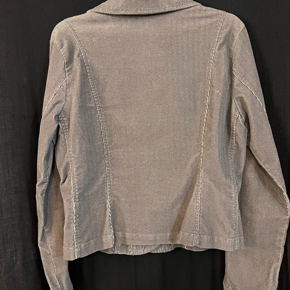 Vintage Bill Blass corduroy denim blazer. Totally mod look. - Picture 2 of 4